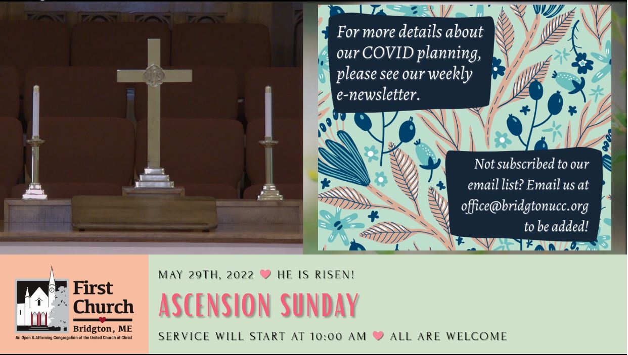 Click here to watch Sundays service!