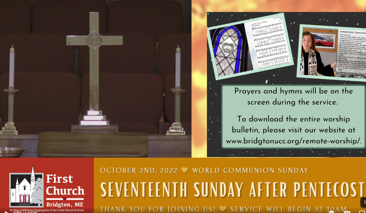 Click here to watch Sundays service
