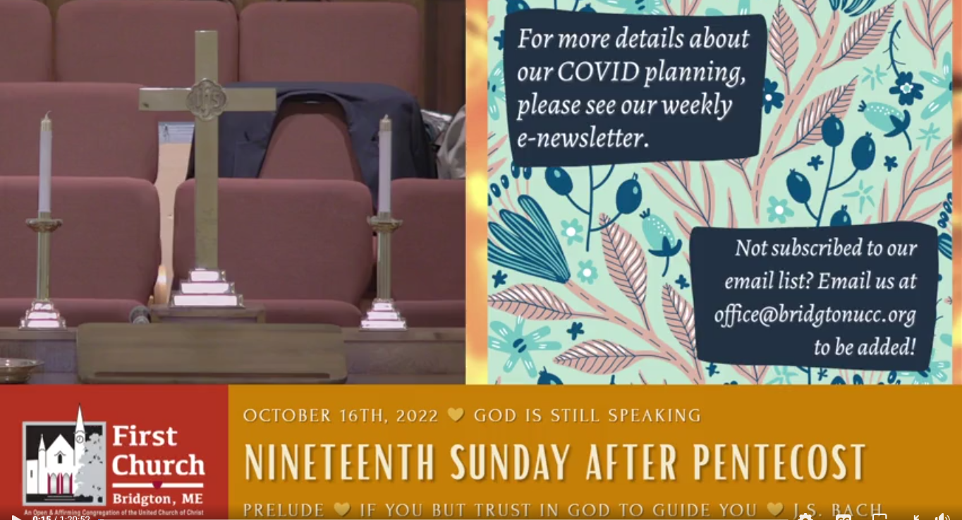 Click here to watch Sundays service