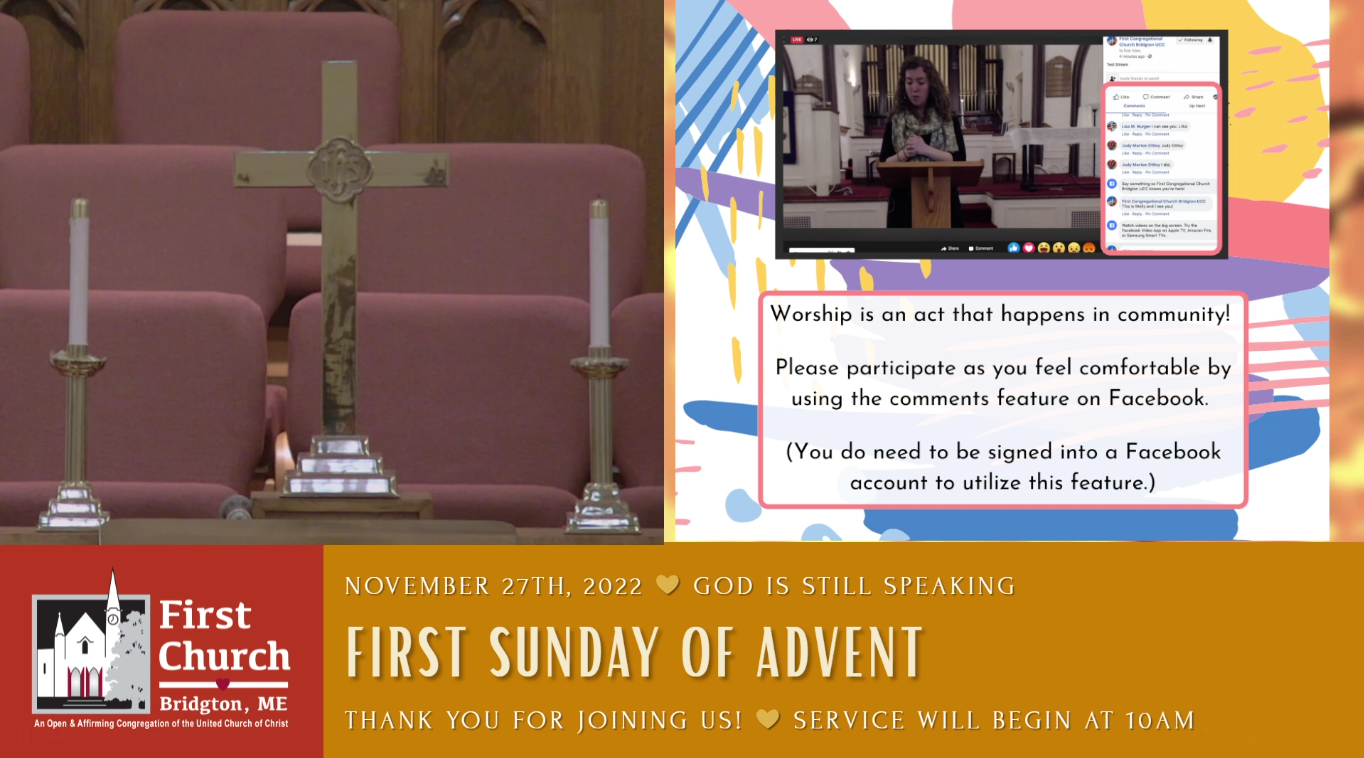 Click here to watch Sundays Service!
